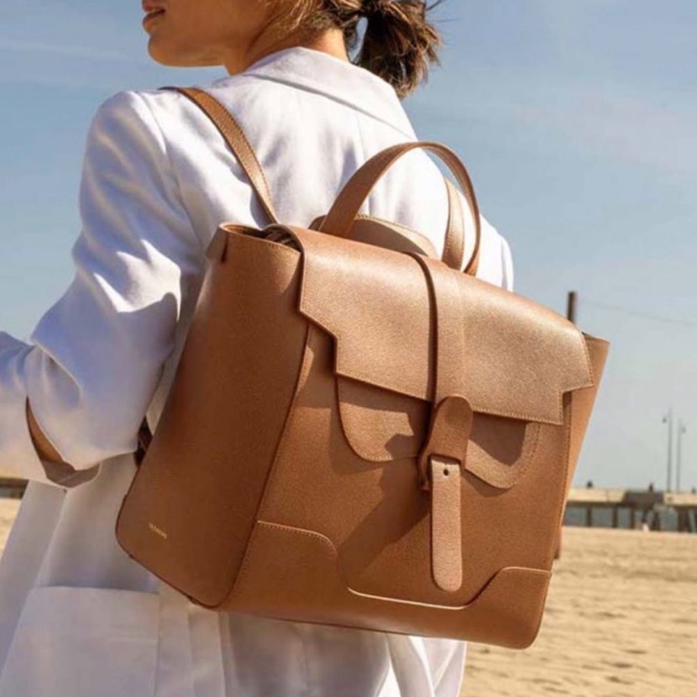 Senreve Maestra Backpack/Bag in Chestnut